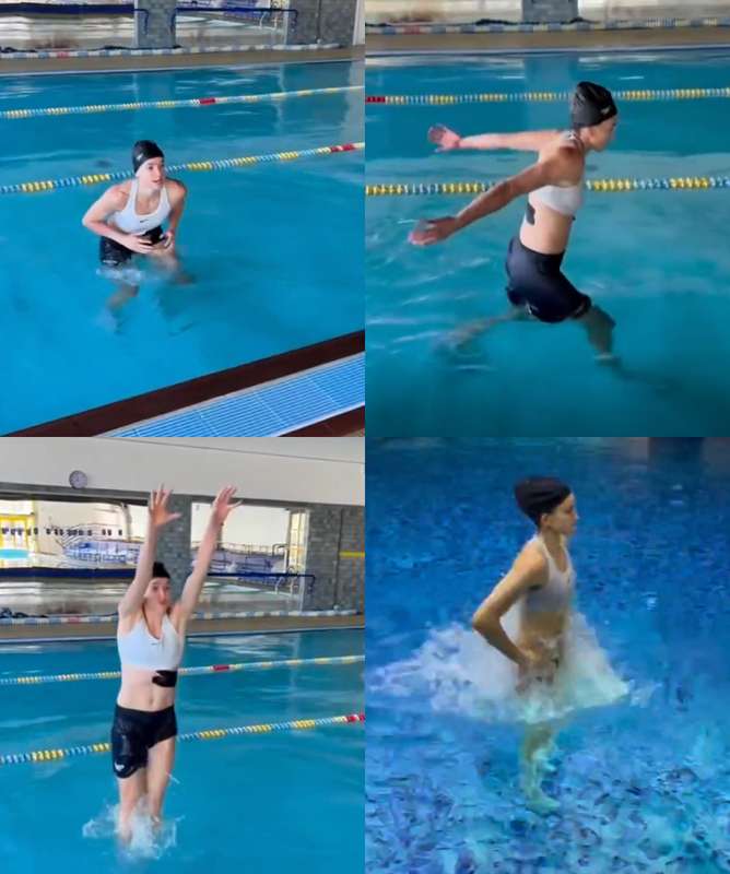  科内利亚诺女排康复体系揭秘；加比分享泳池到力量训练全程；专业设备助力伤愈回归。 体育新闻