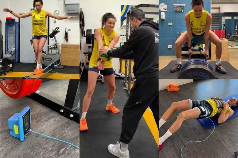  科内利亚诺女排康复体系揭秘；加比分享泳池到力量训练全程；专业设备助力伤愈回归。 体育新闻